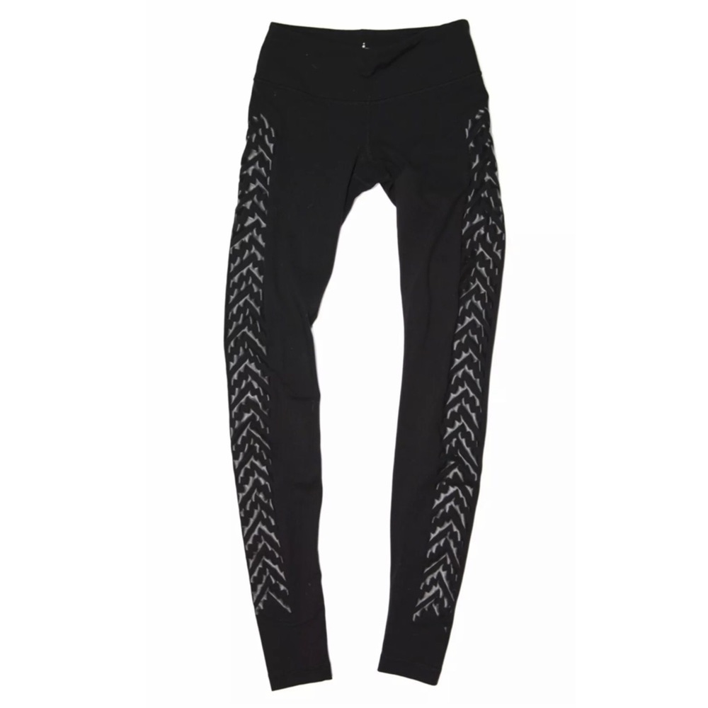 lululemon Women's Black Side Trim Print Leggin